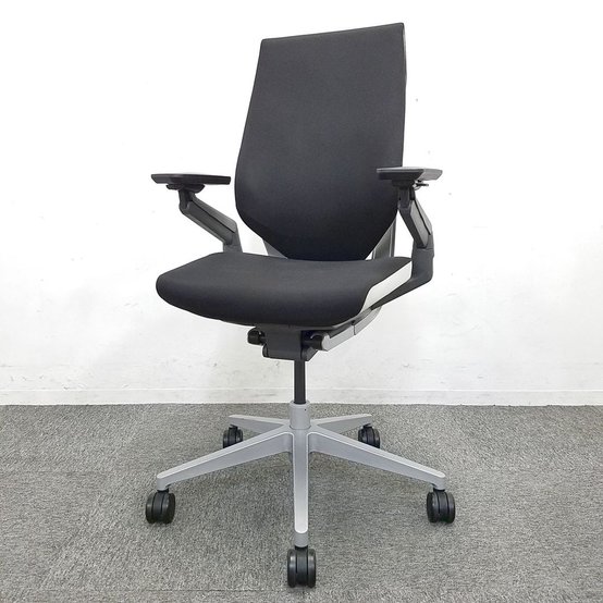 【中古】ジェスチャー Steelcase/スチールケース 肘付ハイバックチェア 329128