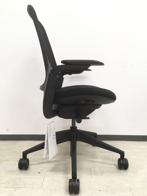 【中古】シリーズ1 チェア Steelcase/スチールケース 肘付ハイバックチェア 330861