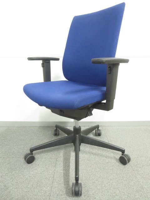 中古】ウィザード2 コクヨ/KOKUYO 肘付ローバックチェア 331666