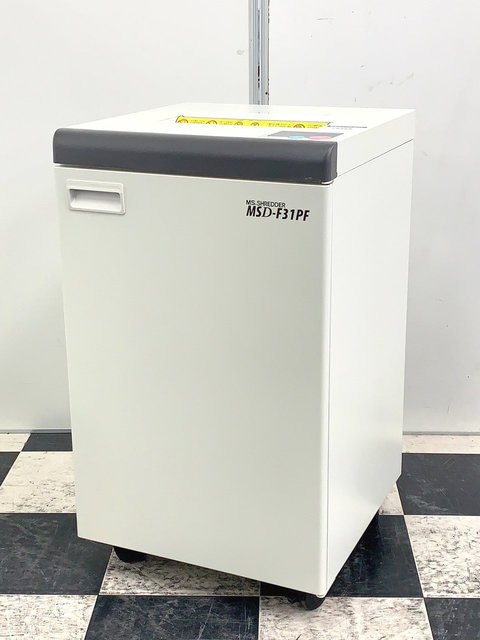 【最大裁断枚数45枚！】明光商会　MSD-F31PF■パワフルで安全なシュレッダー！仕事が早く終わること請け合い！
                        MSDシリーズ
                                    中古
            