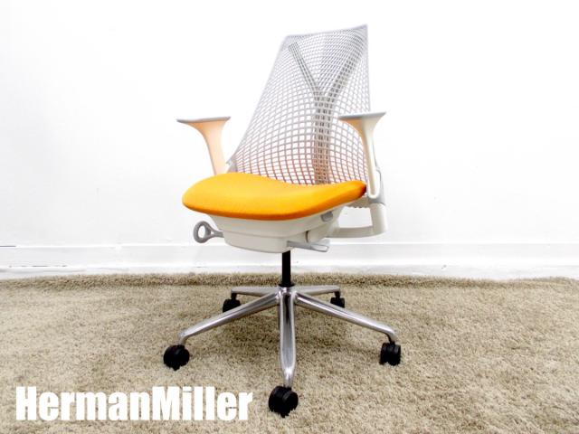 中古】セイルチェア Herman Miller/ハーマンミラー 肘付ハイバック