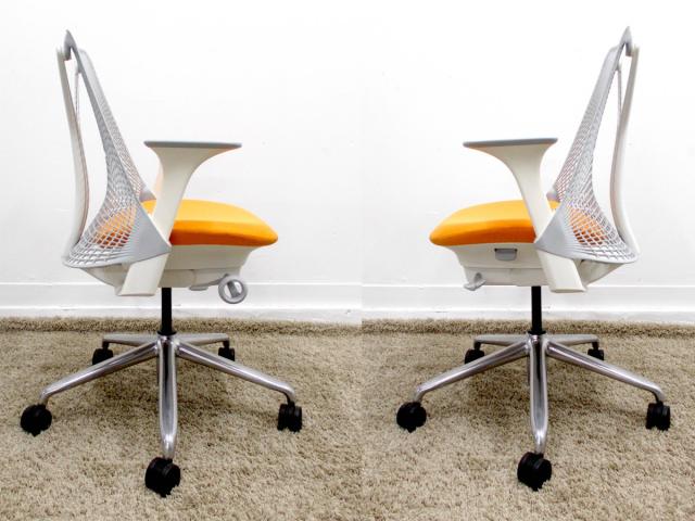 【中古】セイルチェア Herman Miller/ハーマンミラー 肘付ハイバックチェア 333748