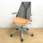 【在庫入替価格】ハーマンミラー(HermanMiller)/セイルチェア(SAYL Chair)　前傾チルト　アジャスタブル肘　オレンジ(スパイス)【デザイナーズ家具】