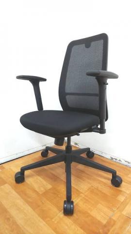 中古】ジェスチャー Steelcase/スチールケース 肘付ハイバックチェア