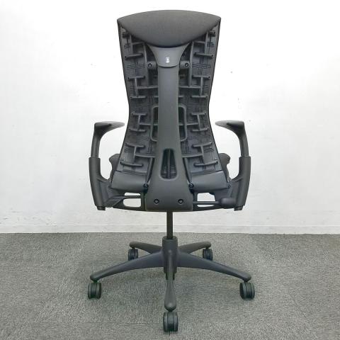 中古】エンボディチェア Herman Miller/ハーマンミラー 肘付ハイバック