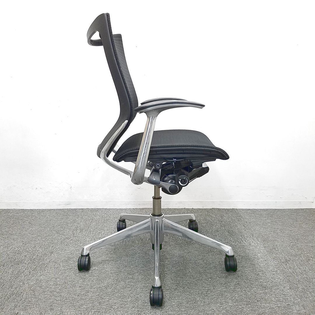 中古】バロンメッシュチェア CP43AR FDH1 オカムラ/okamura 肘付