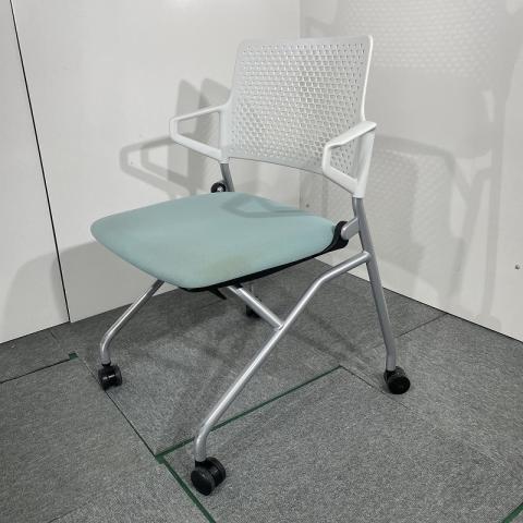 【関西倉庫在庫】ネスティング収納可能なチェア！！中古　ネスティングチェア　ミーティング　会議　リモート
                        FM-345
                                    中古
            