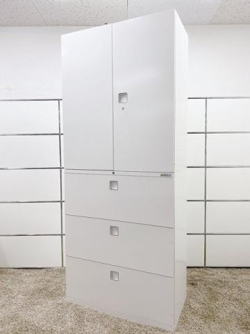 【KS】レクトライン/オカムラ/okamura/上下書庫セット/ホワイト
マルチアクセスハンドル搭載！！取っ手の四方向から開閉が可能です！！！
                        レクトライン
                                    中古
            