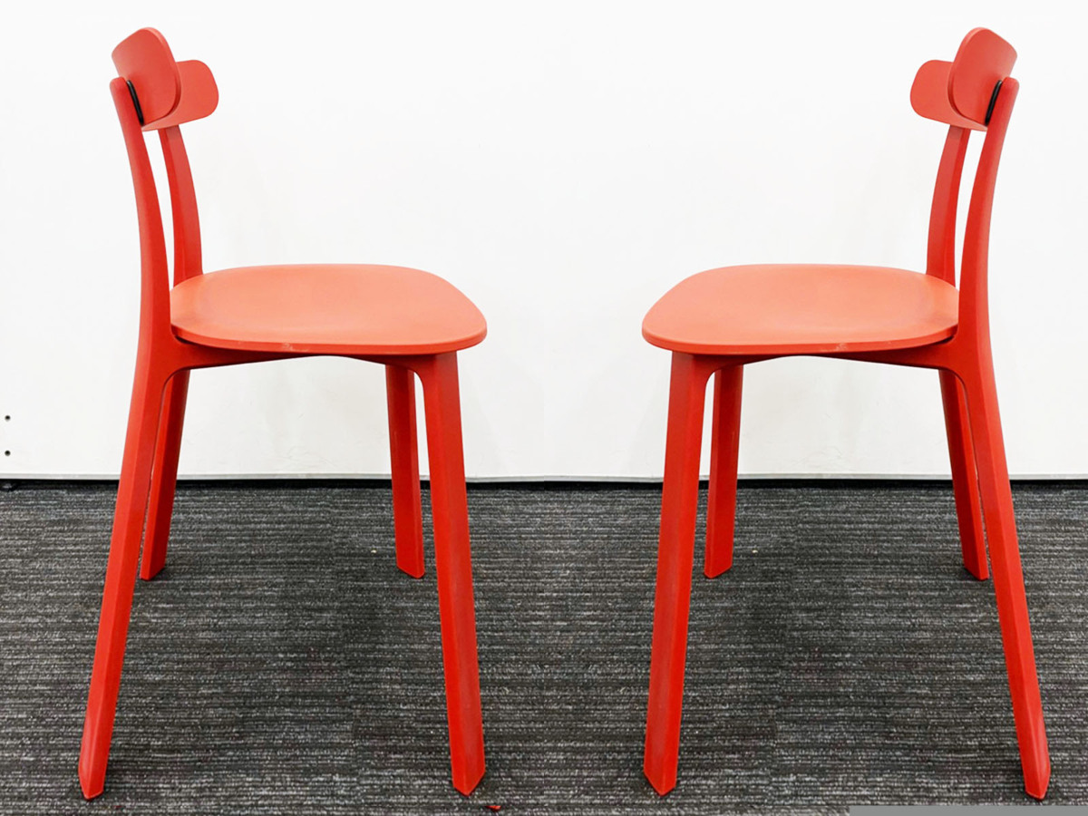 廃盤 ヴィトラ vitra 06 ラウンジチェア レッド 1脚 曲線美と快適性を両立】vitra. アムーベ ハイバック ラウンジ