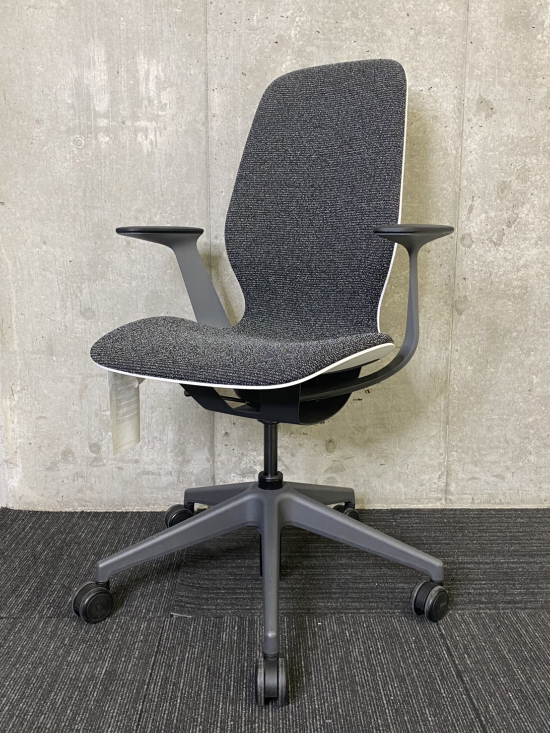 【中古】SILQ Steelcase/スチールケース 肘無ハイバックチェア 338080