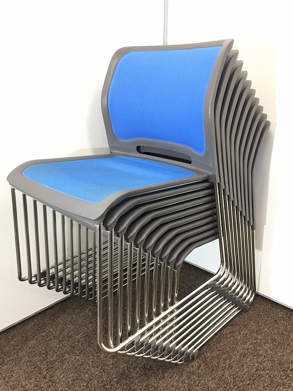 【10脚セット商品】【大量入荷】【200脚以上】コクヨ製｜ウィティシリーズ｜メッシュ仕様｜ブルー
                        ウィティ
                                    中古
            