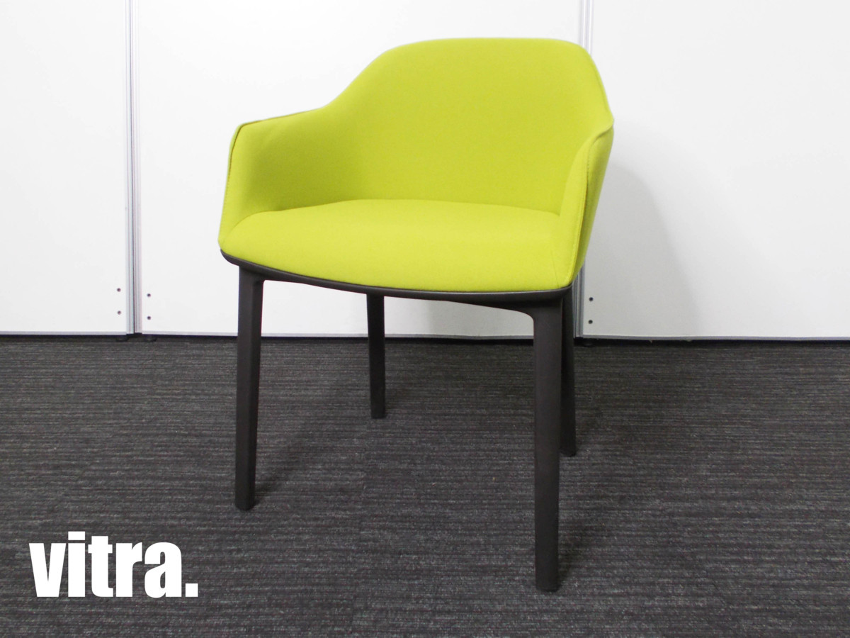 vitra/ヴィトラ　SOFTSHELL CHAIR/ソフトシェル 4レッグチェア　ロナン＆エルワン・ブルレック　グリーン　hhstyle
                        ソフトシェル チェア
                                    中古
            