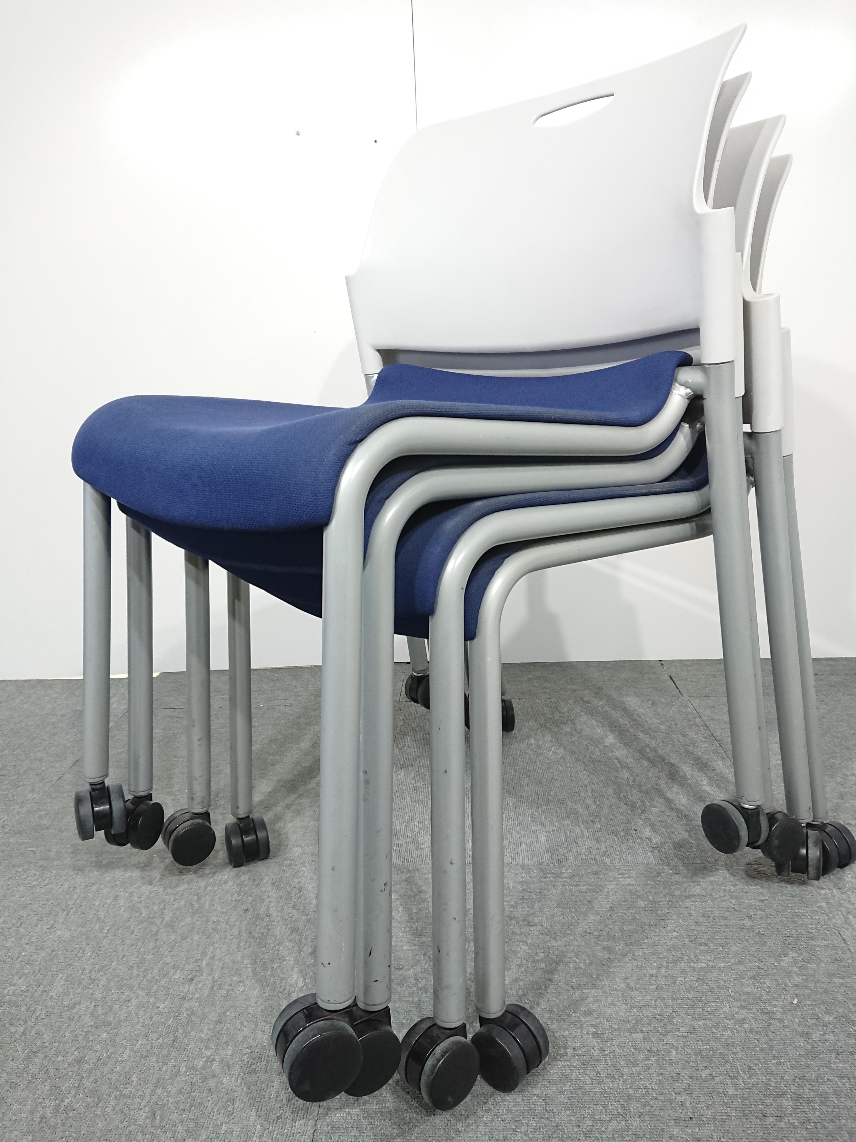 【11セット入荷】コンパクト設計のミーティングチェア入荷！中古　ネスティング　チェア　4脚セット　会議　セミナー　オフィス　【関西倉庫在庫】
                        その他シリーズ
                                    中古
            