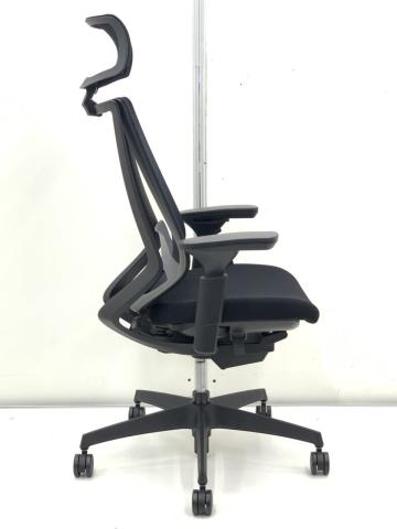 【中古】デュオラチェア CR-G3015E6KZB6-WNN コクヨ/KOKUYO 肘付ハイバックチェア 343420