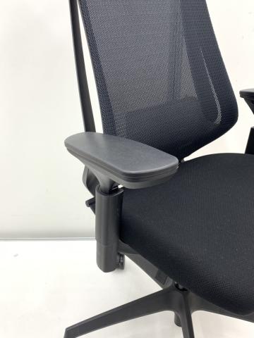 【中古】デュオラチェア CR-G3015E6KZB6-WNN コクヨ/KOKUYO 肘付ハイバックチェア 343420
