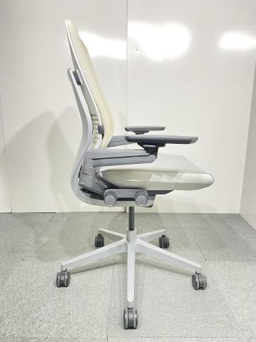 中古】ジェスチャー Steelcase/スチールケース 肘付ハイバックチェア