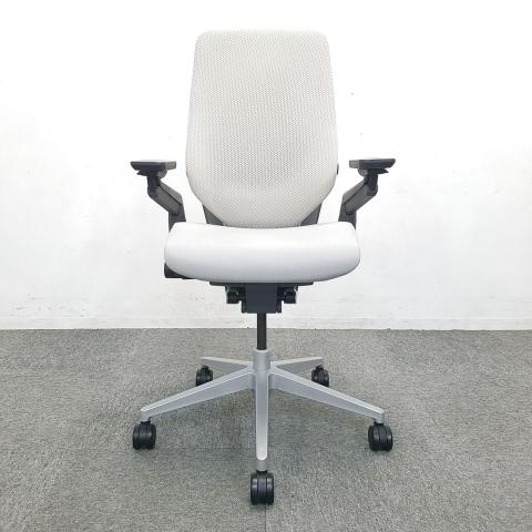 中古】ジェスチャー Steelcase/スチールケース 肘付ハイバックチェア