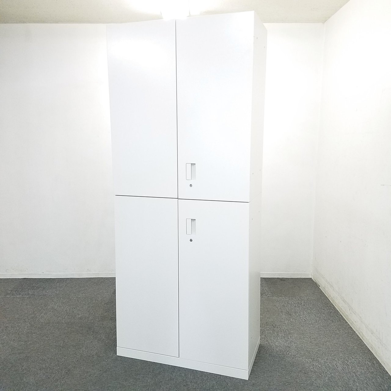 中古】エスキャビネット イトーキ/ITOKI ハイキャビネット／両開き＋