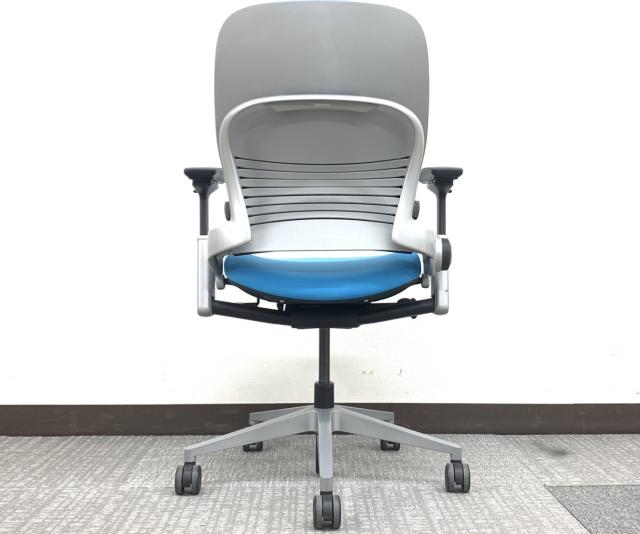 【中古】リープV2 LEAP-20100 Steelcase/スチールケース 肘付ハイバックチェア 346571