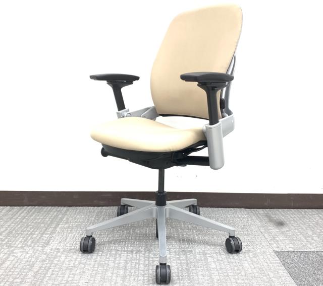 【中古】リープV2 LEAP-20100 Steelcase/スチールケース 肘付ハイバックチェア 346572