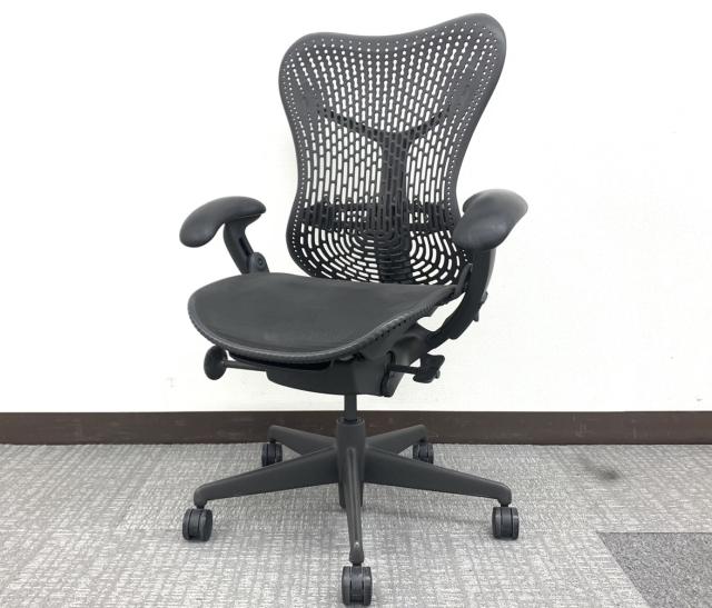 【中古】ミラアーム MR113AAM-0020 Herman Miller/ハーマンミラー 肘付ハイバックチェア 346584