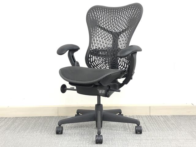 中古】ミラアーム Herman Miller/ハーマンミラー 肘付ハイバックチェア ...