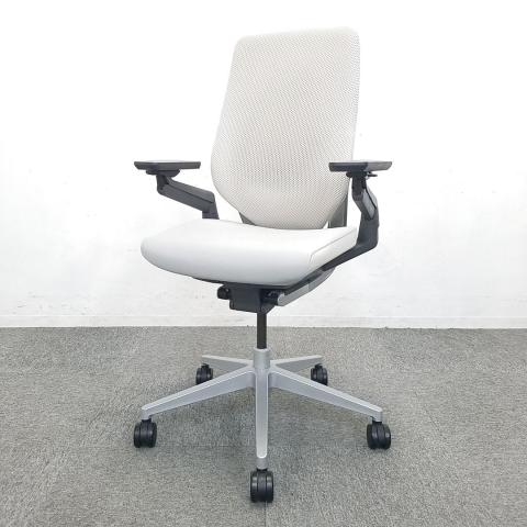 中古】ジェスチャー Steelcase/スチールケース 肘付ハイバックチェア