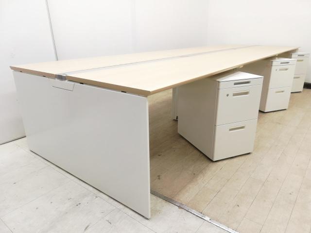【幅4800mm】レイアウト変更必須！大人気フリアドデスク＆ワゴン8台セット※天板木目◆オカムラ製（MK37）【RP】
                        プロユニットフリーウェイ
                                    中古
            