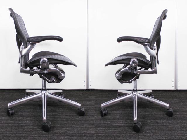 【中古】アーロンチェア Herman Miller/ハーマンミラー 肘付ハイバックチェア 348821