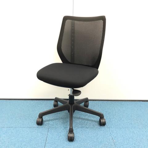 中古】CG-Mチェア CG11ZR FZK1 オカムラ/okamura 肘無ローバックチェア 