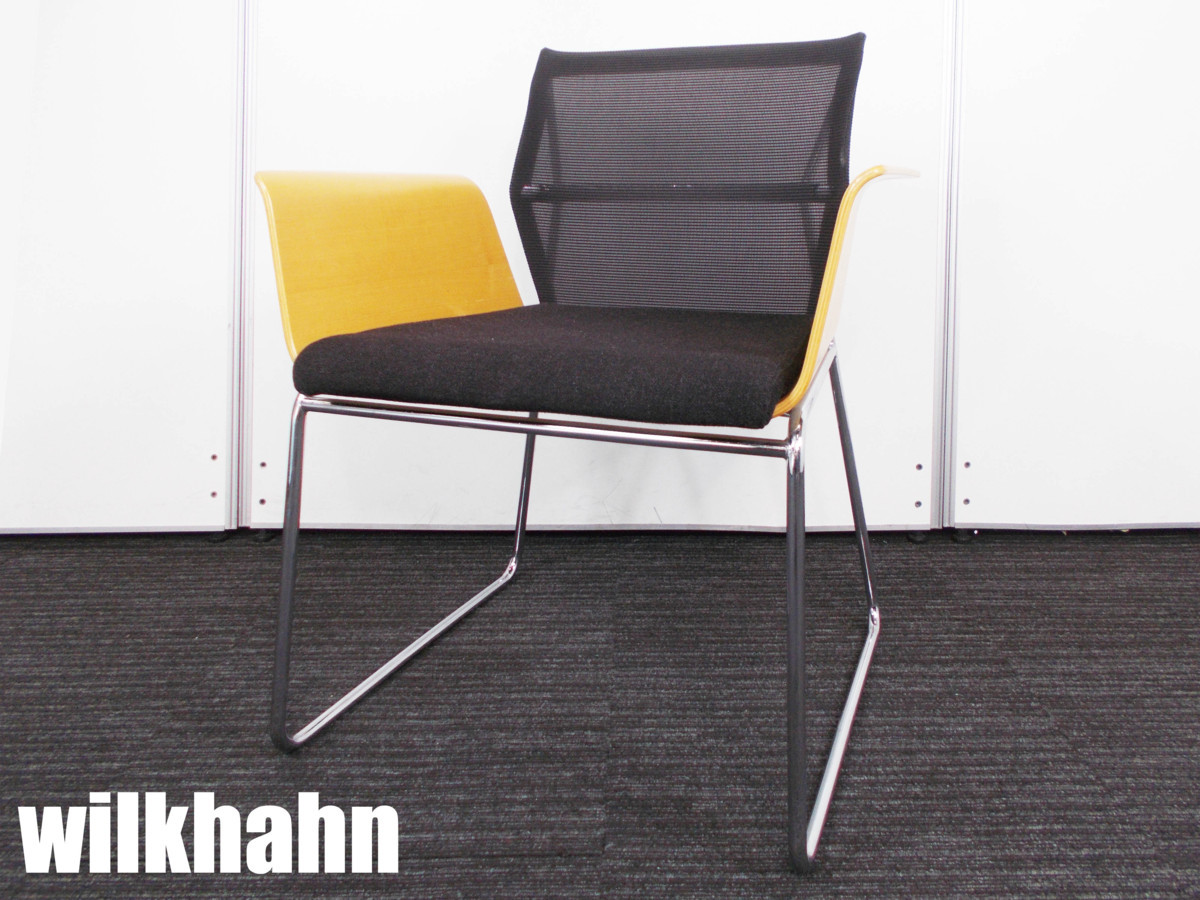 wilkhahn/ウィルクハーン　Signo / シグノ　ミーティングチェア　ラウンジチェア　黒　メッシュ
                        その他シリーズ
                                    中古
            