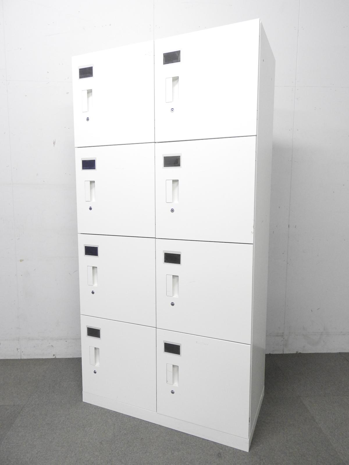 【省スペースに設置できます！】■イトーキ製　8人用ロッカー　エスシリーズ　ホワイト　※鍵無【※鍵作製不可】【おつとめ品】
                        その他シリーズ
                                    中古
            