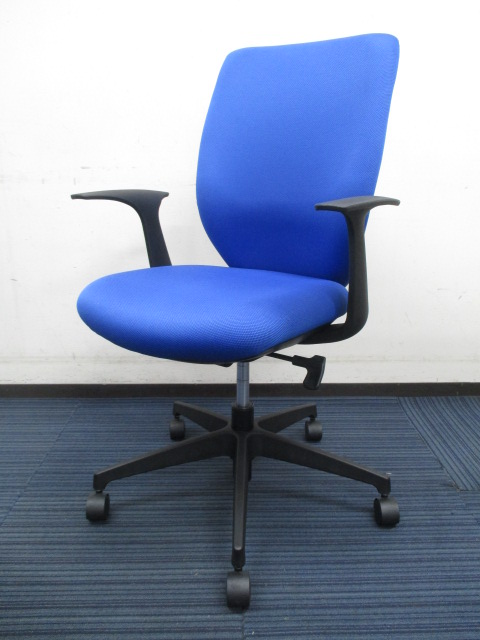【しっかりクッションが心地よい！】■コクヨ製　ソプラチェア　肘付　ブルー　■【良い品がお得！在庫入替セール！】
                        ソプラチェア
                                    中古
            