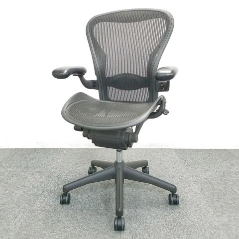 中古 アーロンチェア ランバー フル装備 Herman Miller ハーマンミラー 肘付ハイバックチェア 新大阪店 中古 オフィス家具ならオフィスバスターズ