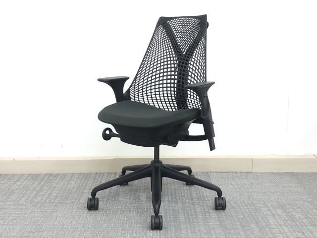 【中古】セイルチェア Herman Miller/ハーマンミラー 肘付ハイバックチェア 352090