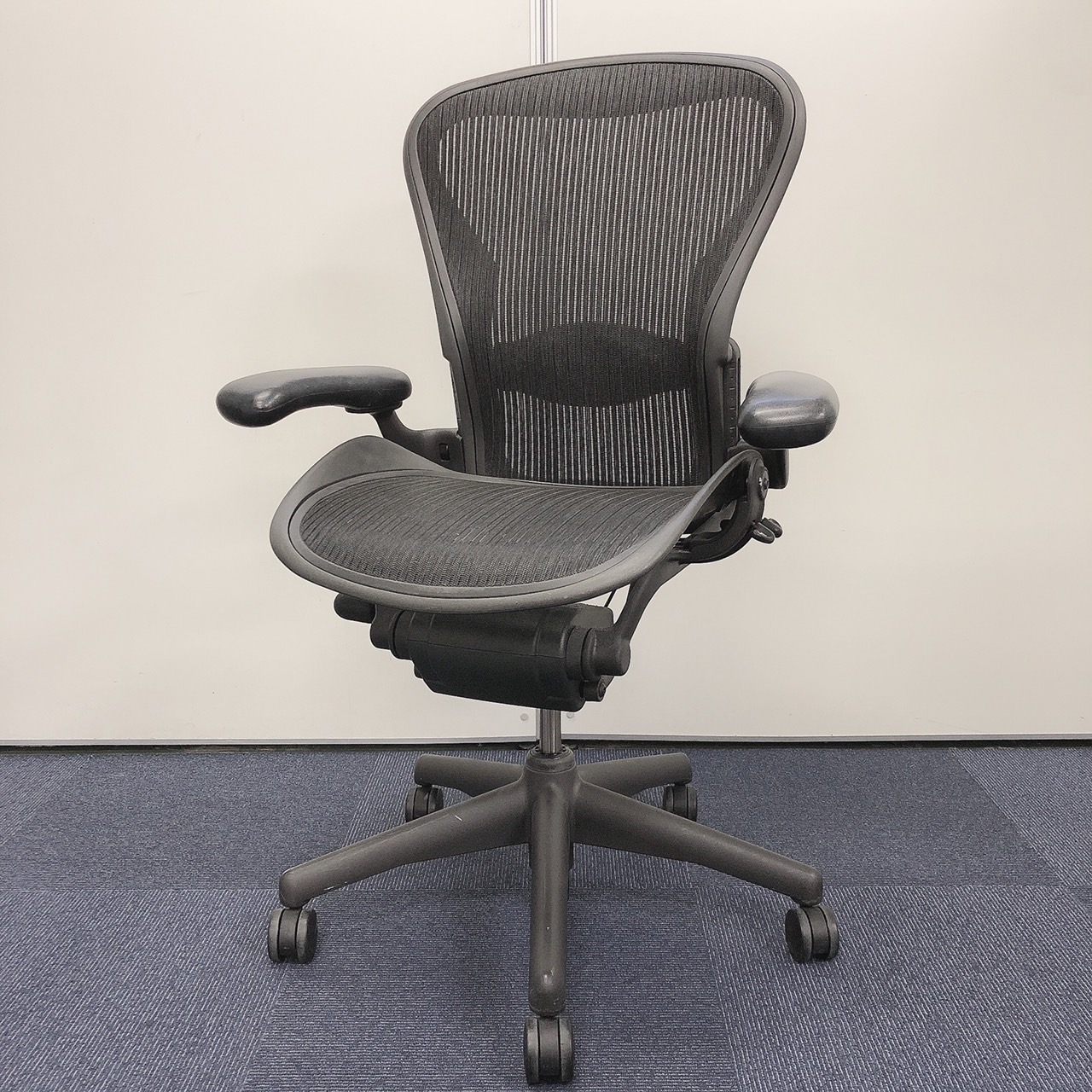 ハーマンミラー アーロンチェア Aサイズ フル装備　エアーランバー HermanMiller アーロンチェア クラシック ランバーサポート フル