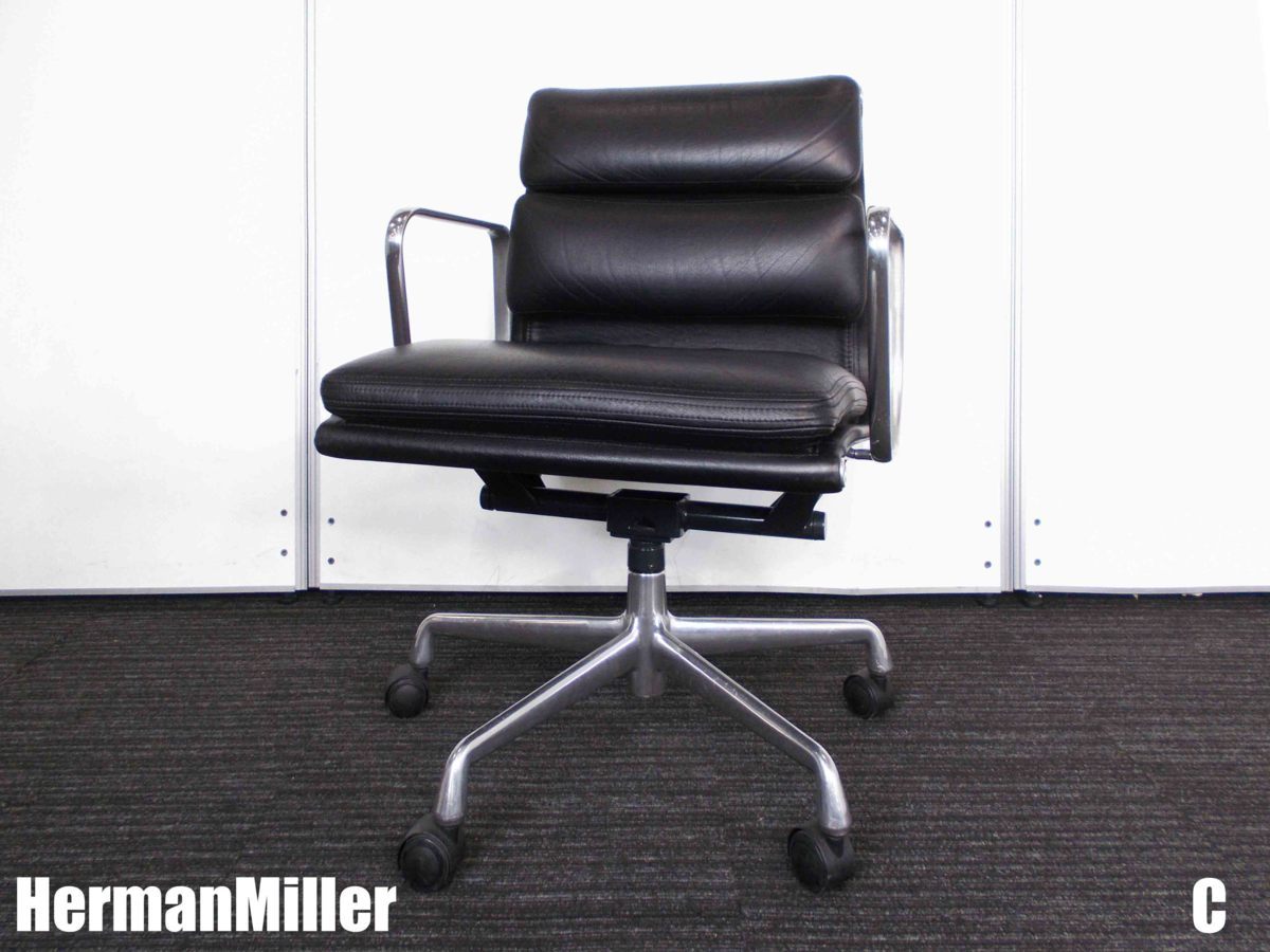 【中古】イームズ ソフトパッド Herman Miller/ハーマンミラー 肘付