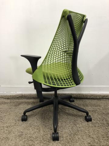 【中古】セイルチェア AS1YA23HA-0139　N2BKBB79BK9108 Herman Miller/ハーマンミラー 肘付ハイバックチェア  355132