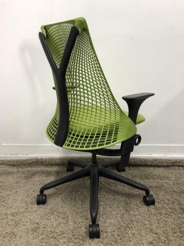 【中古】セイルチェア AS1YA23HA-0139　N2BKBB79BK9108 Herman Miller/ハーマンミラー 肘付ハイバックチェア  355132