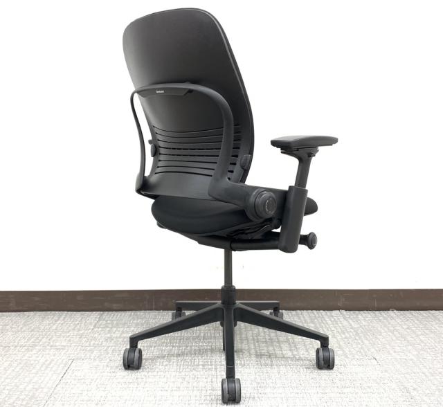 中古】リープV2 LEAP-10100 Steelcase/スチールケース 肘付ハイバック  