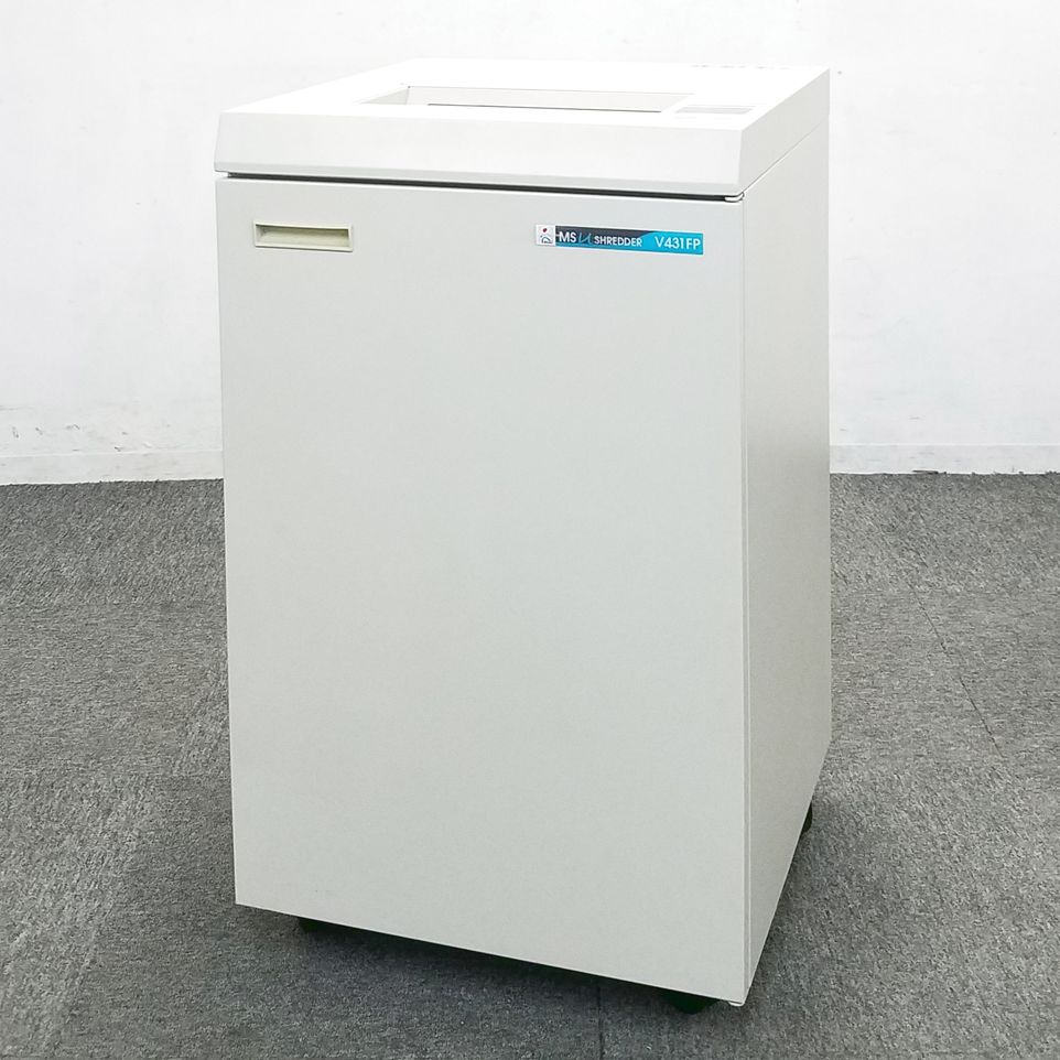 【1台入荷】セキュリティー対策抜群！！シュレッダーのパイオニア！明光商会製！中古 オフィス　OA　シュレッダー　テレワーク　在宅ワーク　セキュリティ　MS-V431FP
                        Vシリーズ
                                    中古
            