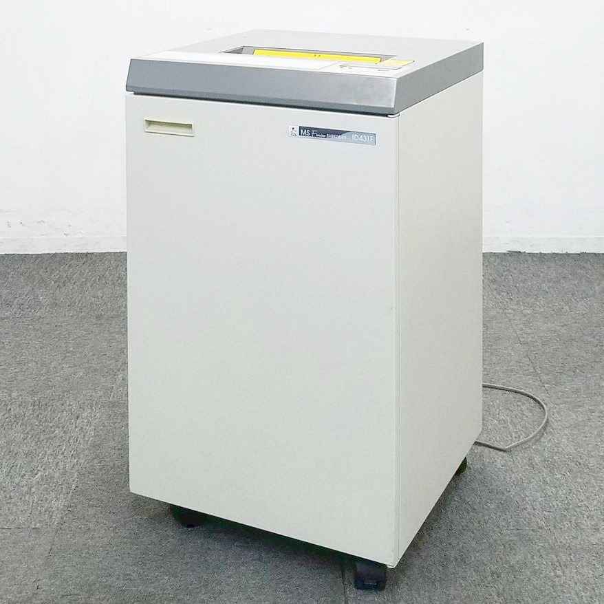 【1台入荷】セキュリティー対策抜群！！シュレッダーのパイオニア！明光商会製！中古 オフィス　OA　シュレッダー　テレワーク　在宅ワーク　セキュリティ　MS-ID431F
                        IDシリーズ
                                    中古
            