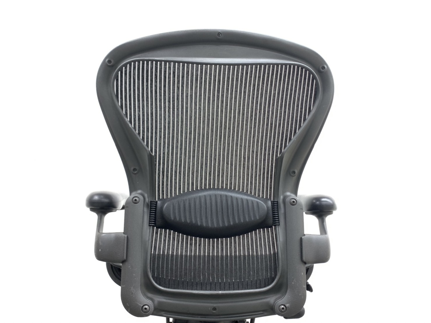 [送料込み]ハーマンミラーアーロンチェア(肘付ハイバックチェア) 中古】アーロンチェア Herman Miller/ハーマンミラー 肘付ハイバック