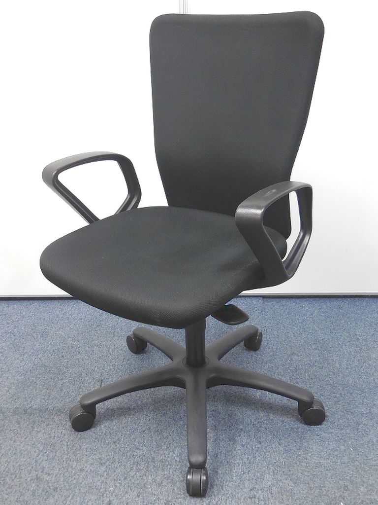 中古】カロッツァチェア オカムラ/okamura 肘付ハイバックチェア