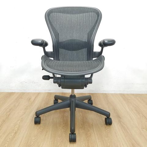 【中古】アーロンチェア Herman Miller/ハーマンミラー 肘付ハイバックチェア 356923