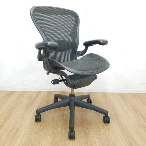 【中古】アーロンチェア Herman Miller/ハーマンミラー 肘付ハイバックチェア 356923