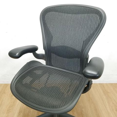 【中古】アーロンチェア Herman Miller/ハーマンミラー 肘付ハイバックチェア 356923