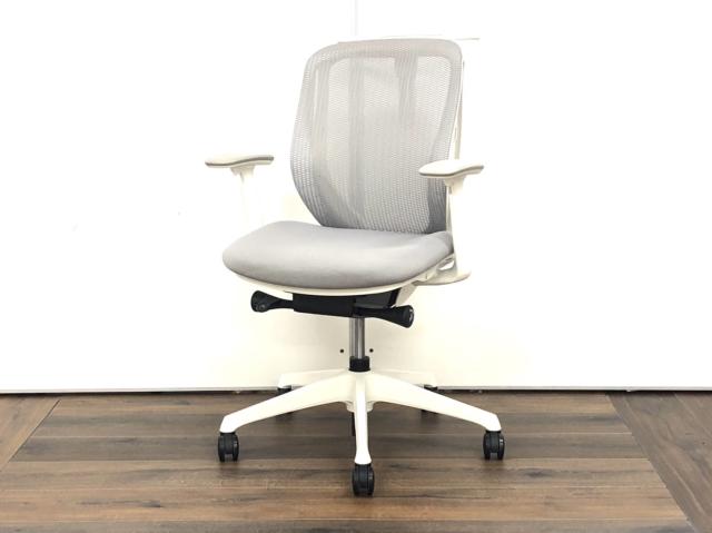 av　オカムラ　シルフィーチェア　ローバック　固定肘　前傾機能　メッシュ　中古品 中古】オカムラ シルフィー ローバック 固定肘 バックカーブ