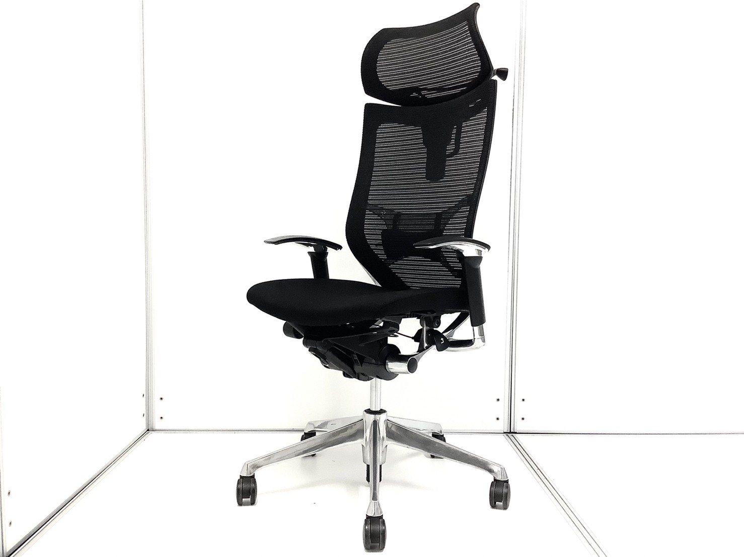 【2脚限定】大人気／高機能／定番　◆Okamura／オカムラ　◆Baron／バロン　座面クッション　座面新品
                        バロンチェア
                                    中古
            