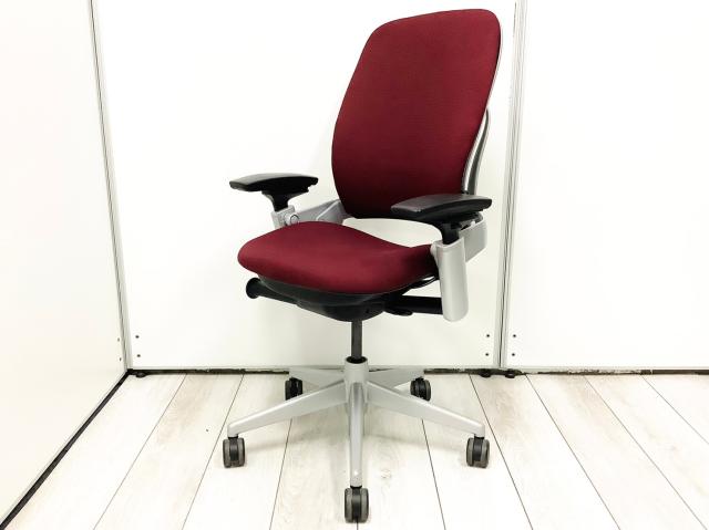 【中古】リープV2 Steelcase/スチールケース 肘付ハイバックチェア 357823